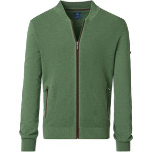 Redmond - Casual Cardigan - Groen - Lange Mouw - 100% Katoen