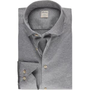 Stenströms Jersey shirt lichtgrijs, Effen