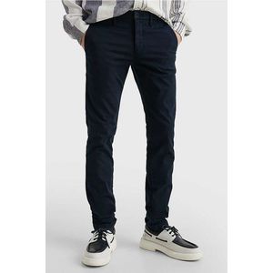 Tommy Hilfiger Bleecker Slim Fit Chino donkerblauw, Effen