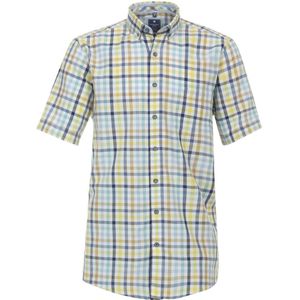 Redmond Regular Fit Overhemd Korte mouw blauw/groen/wit