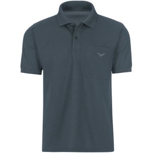 TRIGEMA Polo shirt Korte mouw antraciet