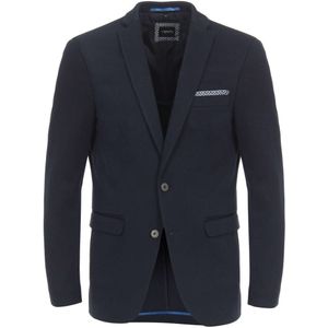 Venti Modern Fit Blazer donkerblauw, Gestructureerd