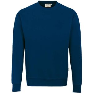 HAKRO 471 Sweatshirt ronde hals marine, Effen