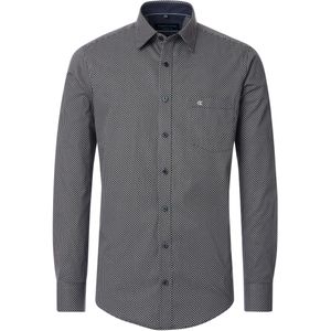 Casa Moda Overhemd groen, Bedrukt