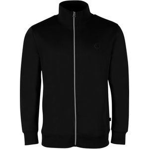 Kronstadt Sweatjacket zwart, Effen