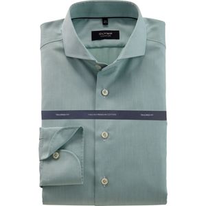 OLYMP SIGNATURE Overhemd groen, Faux-uni