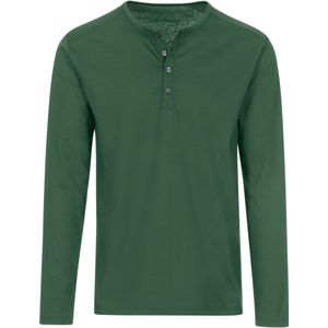 TRIGEMA - Longsleeve - Effen - 100% Katoen - Knoopsluiting