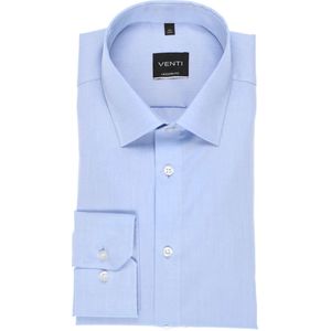 Venti Modern Fit Overhemd ML7 (72CM+) lichtblauw