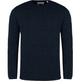 Kronstadt Pep Sweatshirt ronde hals marine, Effen