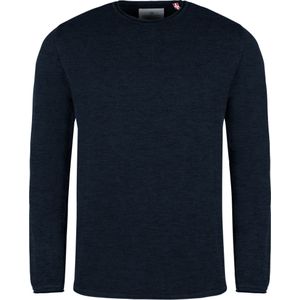 Kronstadt Pep Sweatshirt ronde hals marine, Effen