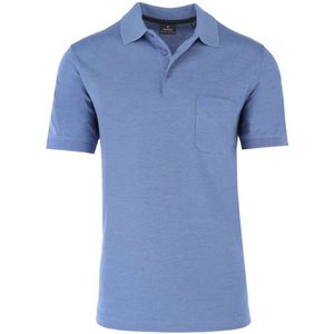 RAGMAN Regular Fit Polo shirt Korte mouw middenblauw