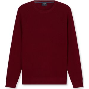 OLYMP - Casual Breisel - Donkerrood - Trui