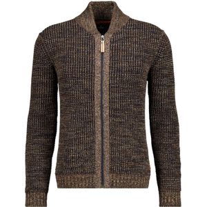 RAGMAN Cardigan bruin, Effen