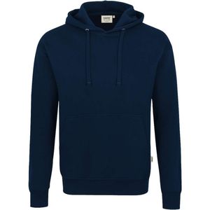 HAKRO 601 Comfort Fit Hooded Sweatshirt nachtblauw, Effen