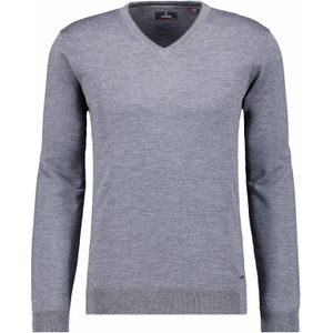 RAGMAN Gebreide trui V-halsantraciet, Effen