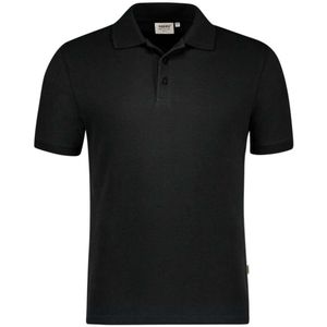 HAKRO Organic Polo shirt Korte mouw zwart