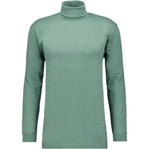 RAGMAN - Colshirt - Groen - Lange Mouwen - Regular Fit - Katoen