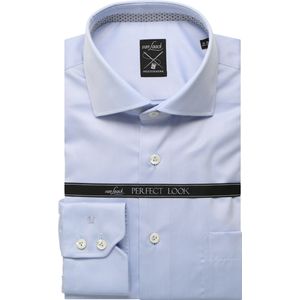 van Laack Meisterwerk Overhemd lichtblauw, Effen