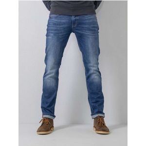 Petrol Industries Tapered Fit Jeans donkerblauw, Effen