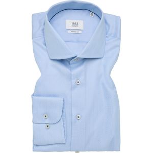 ETERNA 1863 Overhemd hemelsblauw, Gestructureerd