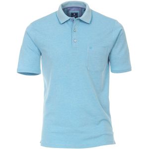 Redmond Casual Regular Fit Polo shirt Korte mouw lichtblauw