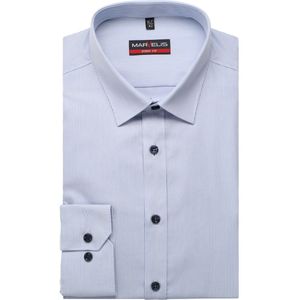 Marvelis Overhemd blauw, Gestreept