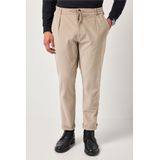 JP1880 corduroy broek beige, Effen
