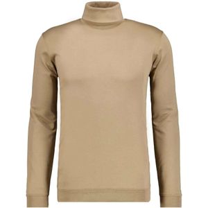 RAGMAN Turtleneck shirt lichtbruin, Effen