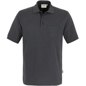 HAKRO 812 Polo shirt Korte mouw antraciet