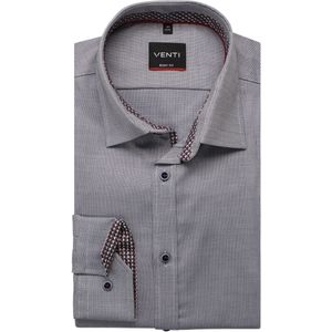 Venti Overhemd antraciet, Faux-uni