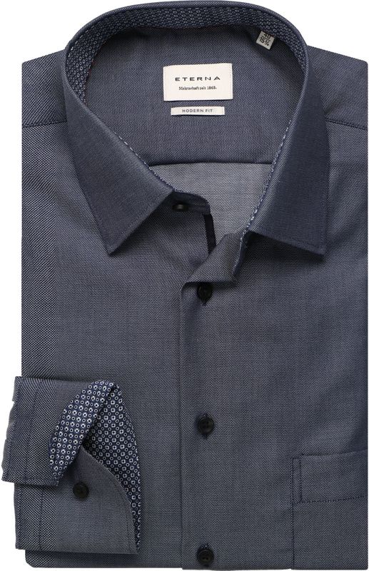 Eterna - Overhemd - Denim - MODERN FIT - Lange Mouwen - NON IRON
