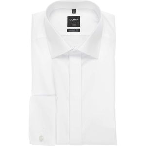 OLYMP Soiré Modern Fit Gala shirt wit, Effen