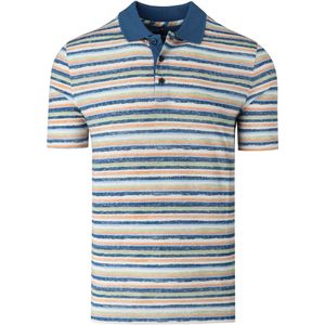 Marvelis Casual Polo shirt Korte mouw kobalt
