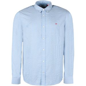 Kronstadt Overhemd blauw, Gestreept