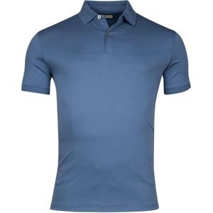 Thomas Maine Polo shirt blauw, Effen