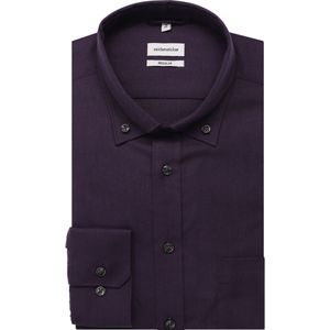 Seidensticker Overhemd paars, Effen