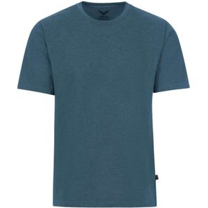 TRIGEMA Comfort Fit T-Shirt ronde hals jeans, Melange