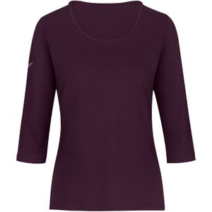 TRIGEMA Dames T-shirt aubergine, Effen