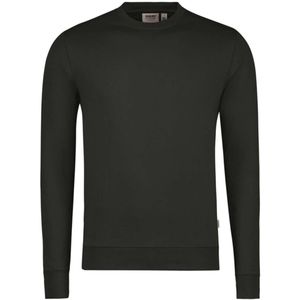 HAKRO Performance Sweatshirt ronde hals Koolstof, Effen