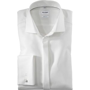 OLYMP Level Five Gala shirt lichtbeige, Effen