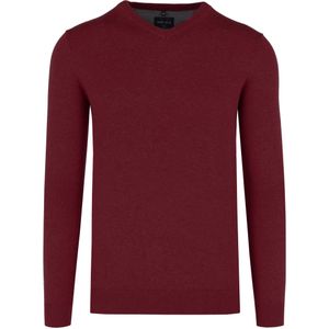 Marvelis - Casual Trui - Chianti - V-hals - Effen - 100% Katoen
