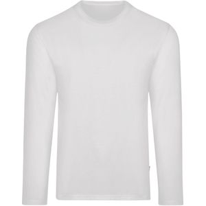 TRIGEMA Longsleeve wit, Effen