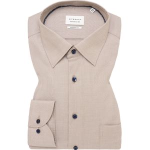 Eterna - Overhemd - Mandel - MODERN FIT - Lange Mouwen - NON IRON