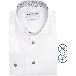 Ledȗb Overhemd wit, Effen