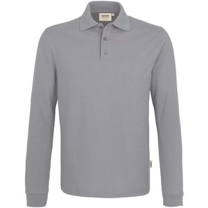 HAKRO Polo shirt grijs, Effen