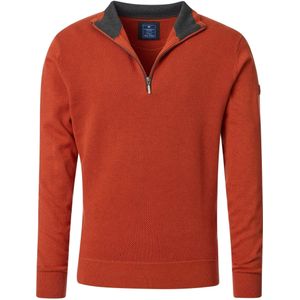 Redmond Half-Zip Sweater terra, Effen
