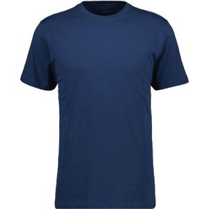 RAGMAN - T-shirt - Nachtblauw - Katoen - Korte Mouwen - Regular Fit