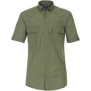 Redmond Casual Overhemd Korte mouw groen