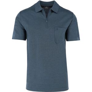 RAGMAN - Poloshirt - Azuur - Regular Fit - Katoen/Polyester