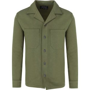 Marvelis Casual Overshirt olijf, Effen